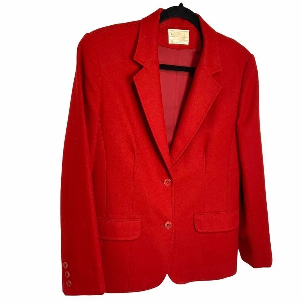 Pendleton Red Blazer - image 2